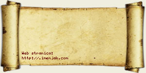 Una Kresoja vizit kartica